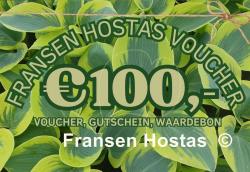 Fransen Hostas Voucher 100 Euro